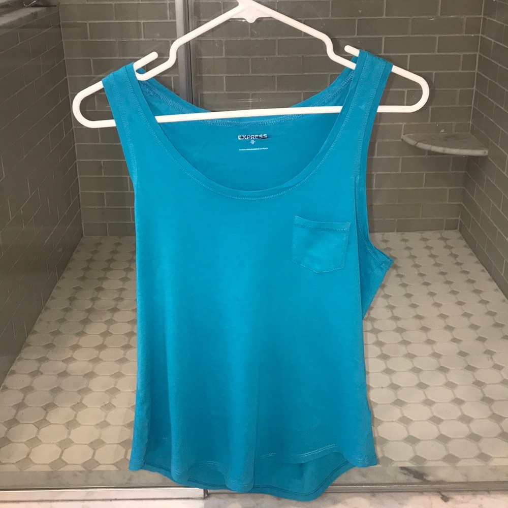Casual and Comfortable Blue Express Tank
